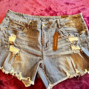Dollhouse destructed denim jeans